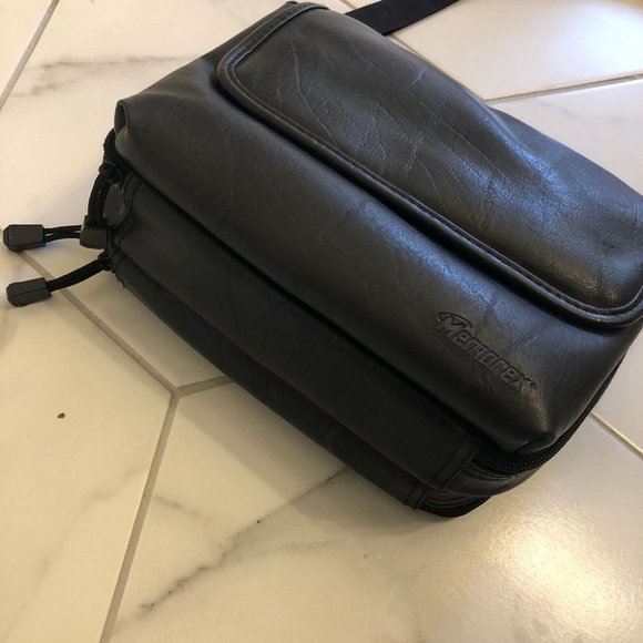 Vintage Memorex Black Electronic Storage Bag Padded‎ Excellent Condition - Picture 7 of 11